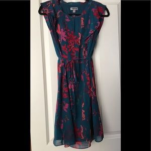 Floral chiffon dress